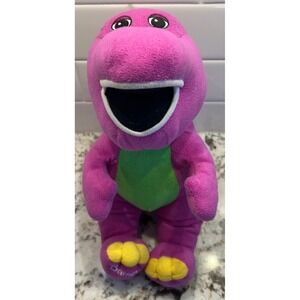 VTG‎ Barney embroidered eyes plush